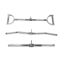 Lot de 8 accessoires portables pour machine à triceps, poignées d'exercice en acier et caoutchouc et barre rotative – Vente en gros