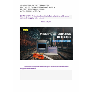 Détecteur de métaux automatique souterrain Amrutha WT 900 pour la détection d'eau, Équipement de détection de métaux - Product Image 2