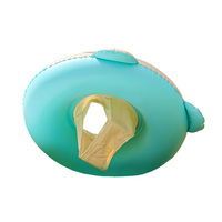 Flotteur de piscine gonflable portable en PVC et éponge pour bébé, style siège, personnalisé OEM (WC-W13) – Siège de natation souple et doux pour nourrisson, respectueux de la peau, 110N
