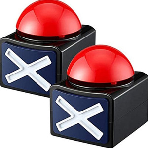 Buzzer de jeu pour émissions télévisées avec alarme sonore et lumineuse, bouton de réponse pour concours et fêtes - Product Image 5