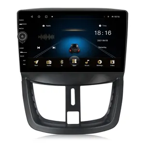 MEKEDE-جهاز مراقبة السيارة, شاشة QLED 800P أندرويد 11 8 + 128G شاشة سيارة لبيجو 207 2006-2015 ADAS DVR مروحة تبريد التحكم الصوتي راديو السيارة
