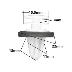 10件汽车配件内门紧固件和装饰板固定器夹