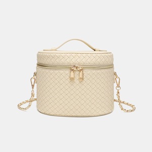 Bolso de Maquillaje Portátil Cruzado de PU Tejido con 75 Capas, Gran Capacidad, Organizador de Cosméticos para Viajes al Aire Libre, Primavera 2026 - Product Image 3