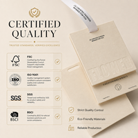Étiquettes Volantes Personnalisées en Papier de Haute Qualité avec Cordon pour Vêtements