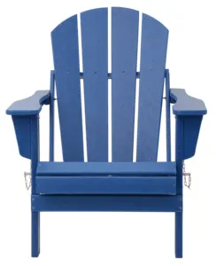 Outdoor Furniture Modern Design HDPE Folding Adirondack Chair Manufacturer For Sales