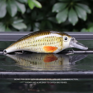 Hot bán chất béo cứng nhựa lure Crankbait Mồi 6cm 10g Nhật Bản câu cá giải quyết - Product Image 6