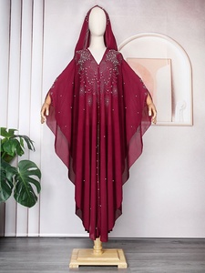 Robes africaines grande taille en gros pour femmes, Dashiki, perles de diamant, vêtements africains, Abaya, Dubaï, <span class=keywords><strong>Boubou</strong></span>, Robe africaine - Product Image 3