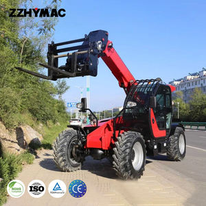 رافعة تلسكوبية بعجلات ديزل رباعية الدفع 7م 10م 15م 18م، رافعة شوكية تلسكوبية 3 طن، رافعة تلسكوبية بذراع 4 طن 5 طن - Product Image 1