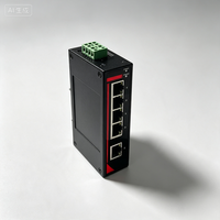 Switch industriel non géré Gigabit à 2 ports optiques et 4 ports électriques, montage sur rail, Cloudlink, Switch réseau hybride industriel pour