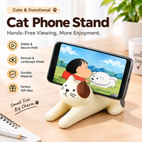 Support de téléphone portable en forme de chat mignon, support de téléphone de bureau, support de téléphone animal mignon pour la maison, le bureau, cadeau, vente en gros, OEM