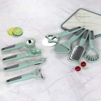 RVS Pizza Cutter Kaasschaaf Schilmesje IJslepel Snijder Flessenopener Multifunctionele Keukenaccessoires Set