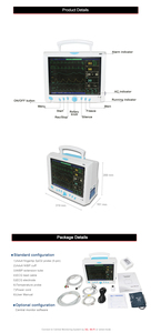 CONTEC CMS9000 Newtech telemedicina Monitor de signos vitales del paciente - Product Image 6