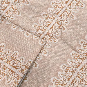 Fodere per cuscini Boho con motivo a tappeto, federe decorative quadrate per esterni con design in <span class=keywords><strong>pizzo</strong></span> marrone beige <span class=keywords><strong>bianco</strong></span> - Product Image 3