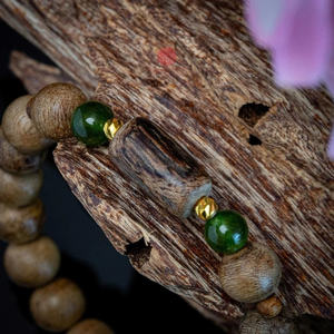 Pulsera de Cuentas de Madera Natural al Mejor Precio, Hecha a Mano, Cuentas Redondas de Madera, Pulsera Elástica para Hombre y Mujer, Precio al por Mayor desde Vietnam - Product Image 2