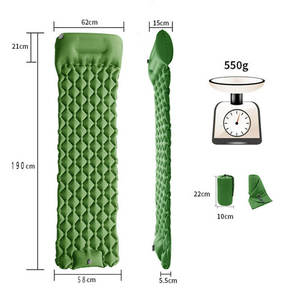 Colchoneta Inflable Ultraligera <span class=keywords><strong>para</strong></span> <span class=keywords><strong>Dormir</strong></span>, Inflador Externo, Plegable, Ligera, Compacta, Colchón de Aire, la Mejor Colchoneta <span class=keywords><strong>para</strong></span> <span class=keywords><strong>Dormir</strong></span>, Senderismo 40D - Product Image 2
