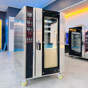 Gas prezzo elettrico in acciaio inox aria calda commerciale <span class=keywords><strong>pasticceria</strong></span> industria <span class=keywords><strong>forno</strong></span> a convezione con comandi digitali - Product Image 2