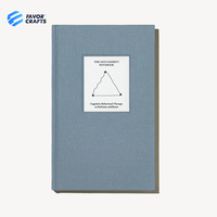 Carnet de notes du voyageur A6/A5/B5/A4 Pro magnifiquement conçu PVC/PP porte-stylo relié en cuir uni couverture rigide thérapie positive