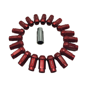 Vente chaude Nouvelle Condition M14x1.5 Forgé Rouge En Alliage D'aluminium Écrous De Roue pour Benz BMW <span class=keywords><strong>Porsche</strong></span> Audi VW Pièces D'écrou De Voiture - Product Image 3