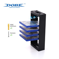 DOBE Design multicouche Porte-disques mural pour cartes de jeu de grande capacité pour accessoires PS4/PS5