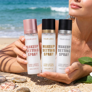 HKH OEM Private Label Natural Herbal Makeup Setting <b>Spray</b> Waterproof Natural Finish Face Mist Oil Control Makeup Fixer Custom - Product Image 1