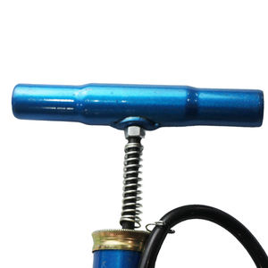 プラスチック鋼製のPrestaSchraderバルブアダプターを備えた家庭用ロングハンドポンプホット家庭用自転車ポンプ - Product Image 2