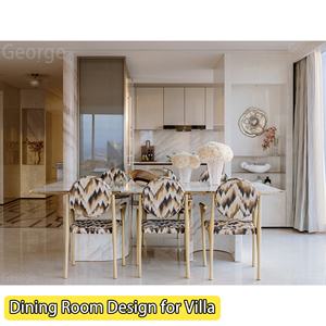 Servicio de Diseño de Interiores con Renderizado 3D de Casas de Estilo Moderno, Suministro Integral de Materiales de Construcción para Proyectos de Villas, para Sala de Estar - Product Image 3