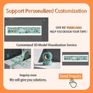 Ruban adhésif en papier kraft biodégradable avec logo imprimé OEM pour l'emballage et l'expédition - Product Image 5