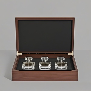 Profumo fatto a mano personalizzato 50ml bottiglia di presentazione Premium legno di bambù scatole di imballaggio regalo con coperchio boxlucernario disegni di lusso - Product Image 3