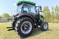 Tracteur diesel haute performance avec cabine fermée pour les opérations agricoles
