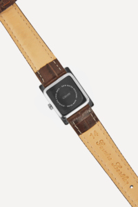 Reloj de Pulsera Clásico Cuadrado GBHW, Reloj de Cuarzo Dorado y Marrón con Caja de Acero Inoxidable de Lujo y Correa de Cuero, Reloj de Moda - Product Image 3