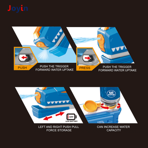 500ml di assorbimento automatico elettrico pistola ad acqua giocattoli estivi giochi all'aperto piscina cortile Splash divertente per bambini adulti - Product Image 3