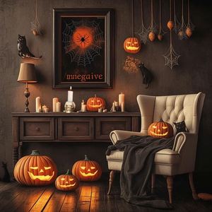Promoción 2024: Portavelas de Halloween con Diseño de Esqueleto, Candelabro Decorativo para las Fiestas - Product Image 5