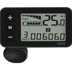 KT KT-LCD EMC CE/ROHS/IP65 onaylı 24V/36V/48V kare LCD ekran ile su geçirmez konnektör e-bisiklet için - Product Image 1