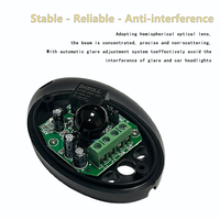 Detector infrarrojo seguro para puerta automatizada AC/DC 12-24V, Sensor de haz de fotocélula para el hogar, puertas automáticas al aire libre, sistemas de alarma