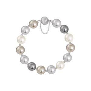 Bracelet de perles multicolores <span class=keywords><strong>Tahiti</strong></span> pour femme, design de luxe léger, fermoir magnétique, perles fantaisie, bijou de main, perles électroplaquées - Product Image 5