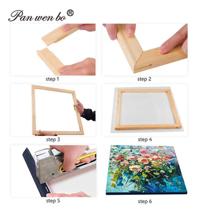 Panwenbo Direkt Ab Werk Keilrahmenleisten Aus Holz, Großformatiger Öl-Gemälde-Rahmen, DIY Malerei Holz-Bilderrahmen - Product Image 6