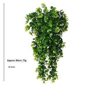 Guirnaldas de Helecho Artificial de Plástico para Decoración de Paredes, Fondo de Plantas Verdes para Bodas, Decoración de Oficina - Product Image 3