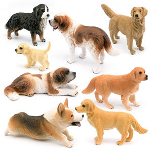 Ensemble de figurines de chien simulé Golden Retriever chien de montagne bernois <span class=keywords><strong>St</strong></span> <span class=keywords><strong>Bernard</strong></span> Corgi Statue enfants Collection de jouets animaux éducatifs - Product Image 2