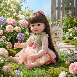 Muñeca <span class=keywords><strong>Reborn</strong></span> <span class=keywords><strong>de</strong></span> Silicona Suave <span class=keywords><strong>de</strong></span> Cuerpo Completo con Alas <span class=keywords><strong>de</strong></span> Mariposa, 55cm, Betty, Muñeca Recién Nacida, Juguete <span class=keywords><strong>de</strong></span> Baño para Niños, Regalo <span class=keywords><strong>de</strong></span> Cumpleaños para Niñas - Product Image 3