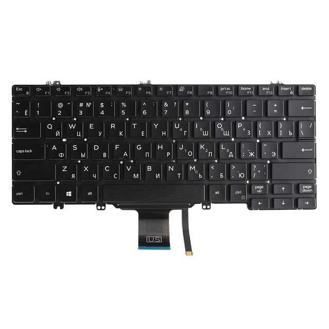 New 7300 Laptop Keyboard for 7300 5300 3300 RU Backlit Notebook KB PK132EQ3B01 SG-97201-XUA 02RDRY SN7281BL