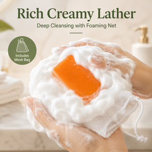Jabón <span class=keywords><strong>Desodorante</strong></span> Natural de Caqui, Elimina el Olor Corporal, Jabón Antibacterial, Frescura Duradera, Barra Limpiadora Corporal Hidratante - Product Image 5