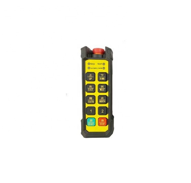 High Performance Industrial Radio Remote Control, 6/8/12 Buttons Wireless Control for Industrial Crane, Safe & Reliable HNHT