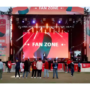 Pantalla LED de aluminio fundido a presión de alto brillo, pantalla de película portátil, cabina de DJ, cartelera, fondo de escenario de evento <span class=keywords><strong>HD</strong></span> con clasificación IP65 - Product Image 4