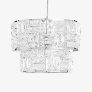 Nordic Modern Luxury K9 Crystal Pendant Lamp Metal Chrome Finish Clear Crystal Pendant Light For Corridor Kitchen Dinningroom