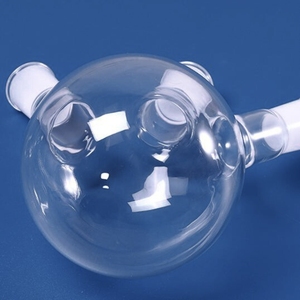 Tabung adsorpsi kuarsa transmisi tahan korosi tahan suhu tinggi dan termos bawah bulat kuarsa - Product Image 5