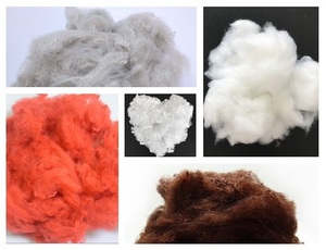 Black <strong>Recycled</strong> <strong>Polyester</strong> FiberPolyester <strong>Fiber</strong> White 1.2dx32mm100% Dope Dyed Black <strong>Polyester</strong> Staple <strong>Fiber</strong> - Product Image 4