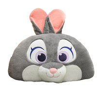 Nouveau style transfrontalier, coussin de dos en peluche en fibre de polyester à motif de dessin animé, coussin de câlin pour chevet, cadeau pour petite amie, prix de machine à griffes