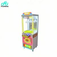 Mini machine à griffes compacte en métal, type arcade, avec système de paiement sans espèces par QR, pour attrape-poupées, bonbons, cadeaux et boîtes de récompenses, CE