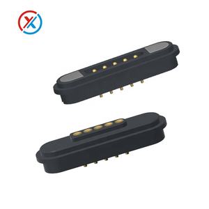 Conector magnético chapado en oro de 5 pines 12V2A 5V2A cargador macho y hembra conector pin POGO - Product Image 3