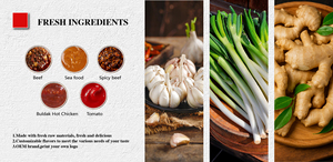 Nouilles instantanées végétaliennes Buldak saveur bœuf, poulet, fruits <span class=keywords><strong>de</strong></span> mer, légumes, épicées, très vendues, marque OEM - Product Image 2